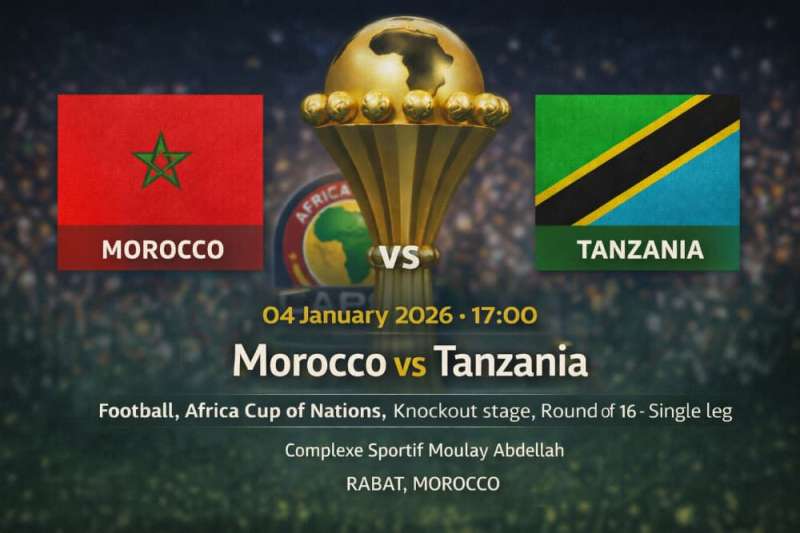 Morocco vs Tanzania – AFCON 2025 Match Preview (January 4, 2026)